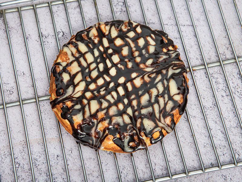 Chocolate Fudge Waffle