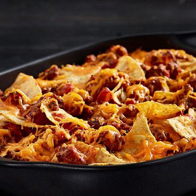 Fully Loaded Nachos with Beef