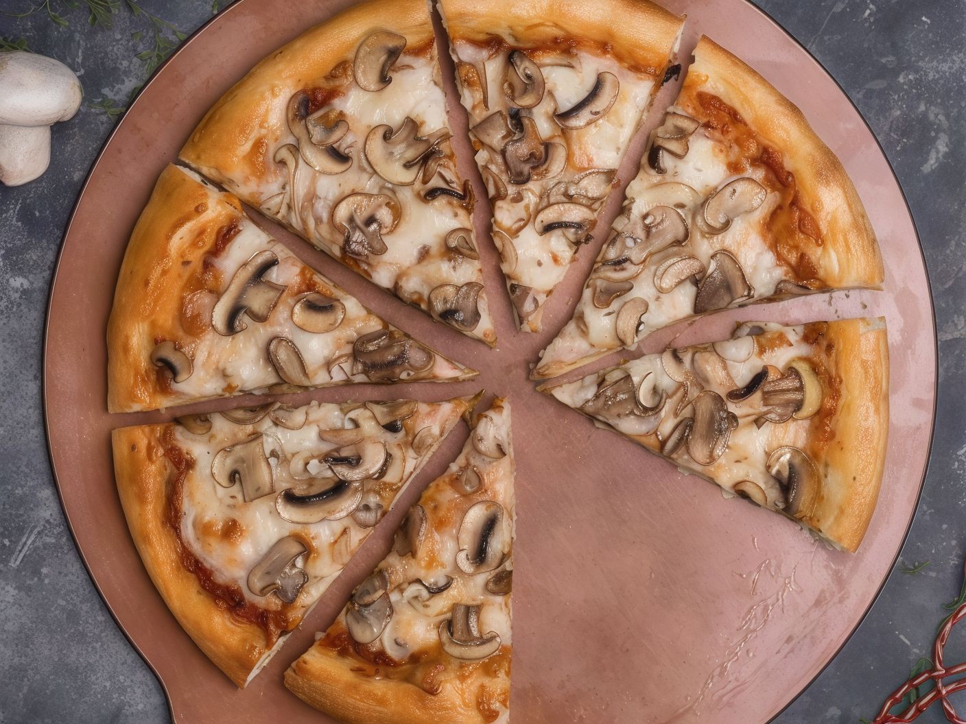 Mushroom Pizza