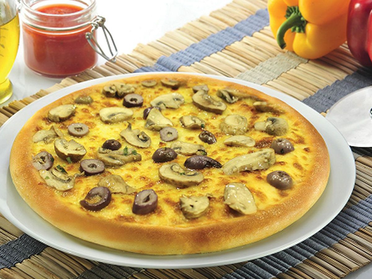 Oriental Mushroom Pizza