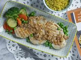 Grilled Chicken With Lemon Sauce Platter