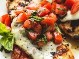 Grilled Mozzarella Chicken plate
