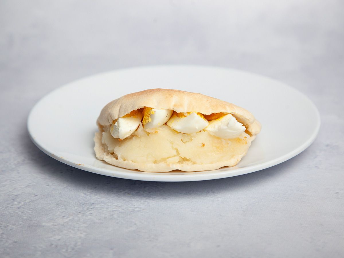 Mashed Potato Egg Sandwich