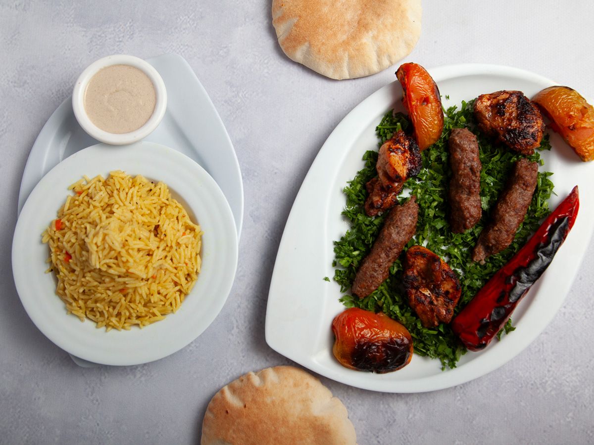 1/4 Kofta And Shish Meal
