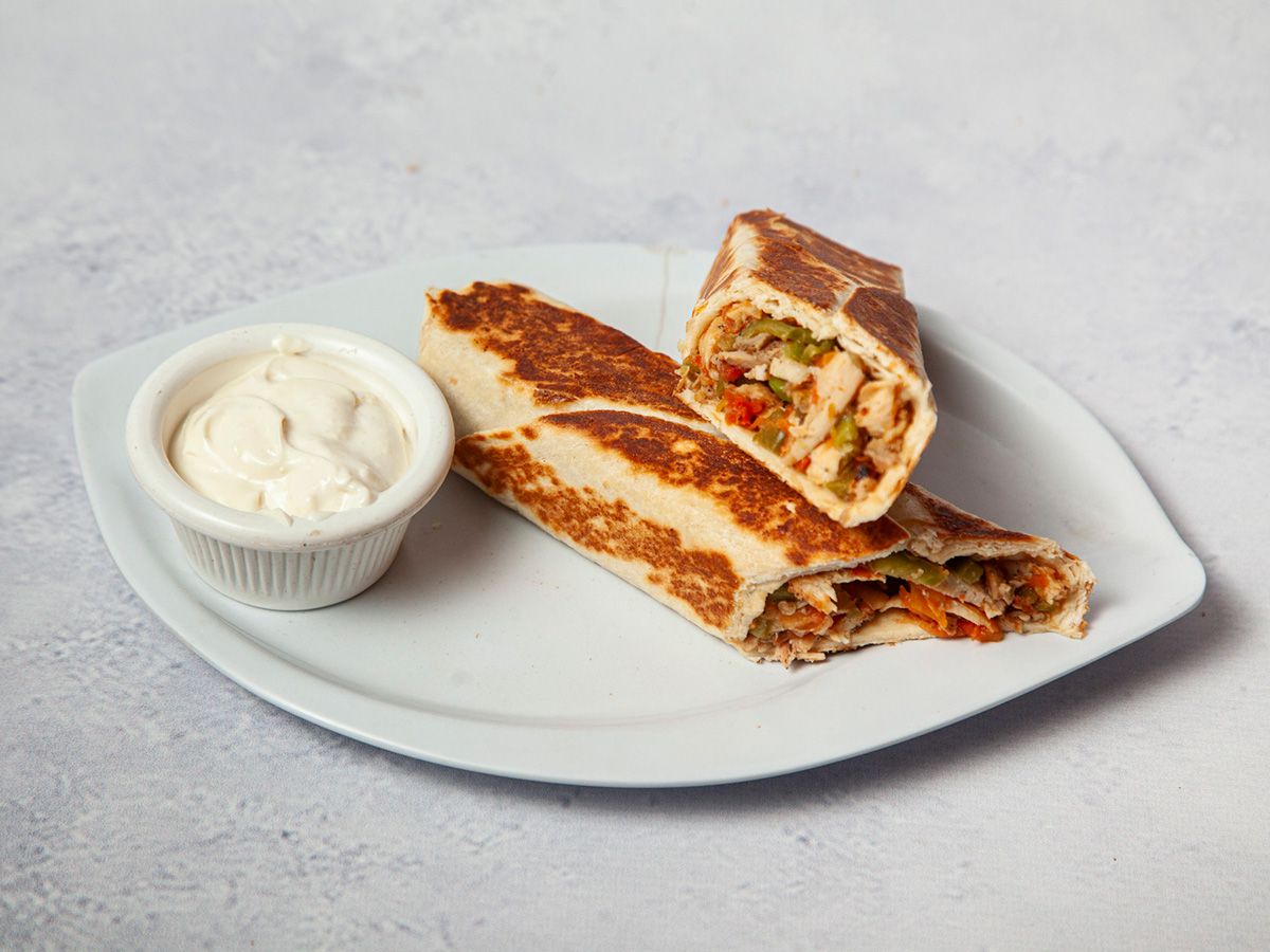 Syrian Chicken Shawerma Sandwich