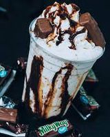 Galaxy mixed with Chocolate ice cream