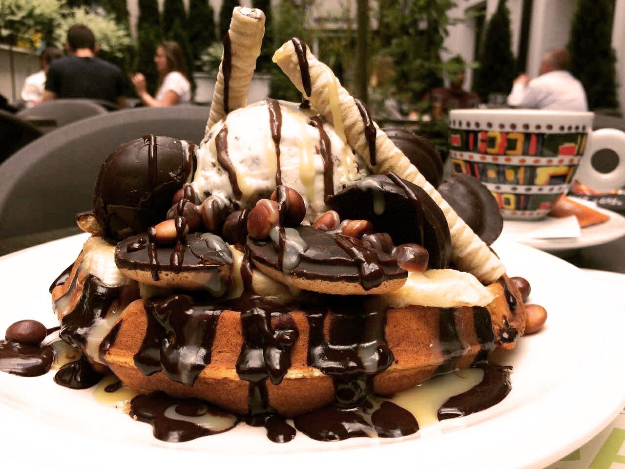 Galaxy Chocolate Waffle