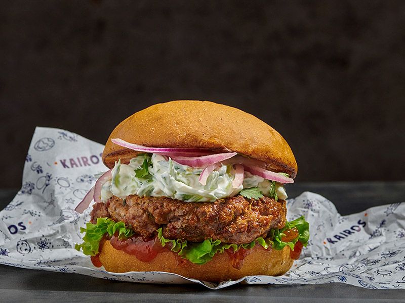 Garam Masala Burger Sandwich