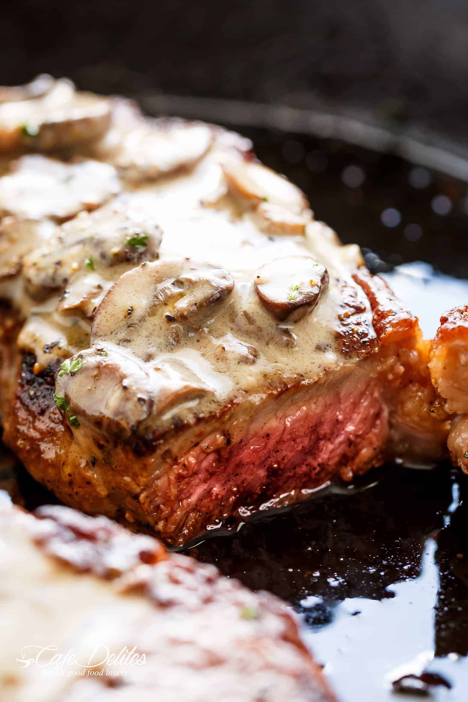 Grilled Beef Fillet Mixed Cheese Sauce