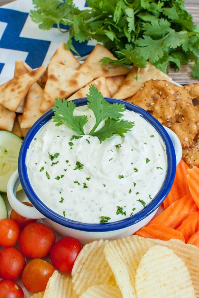 Garlic Dip Platter
