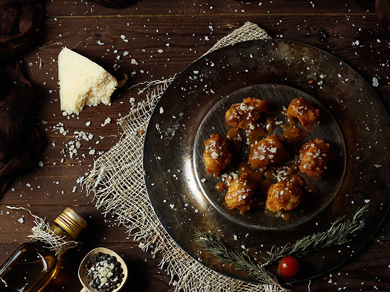 Garlic and Parmesan Chicken Bites