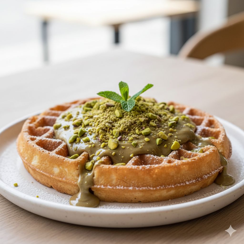 Pistachio Waffle