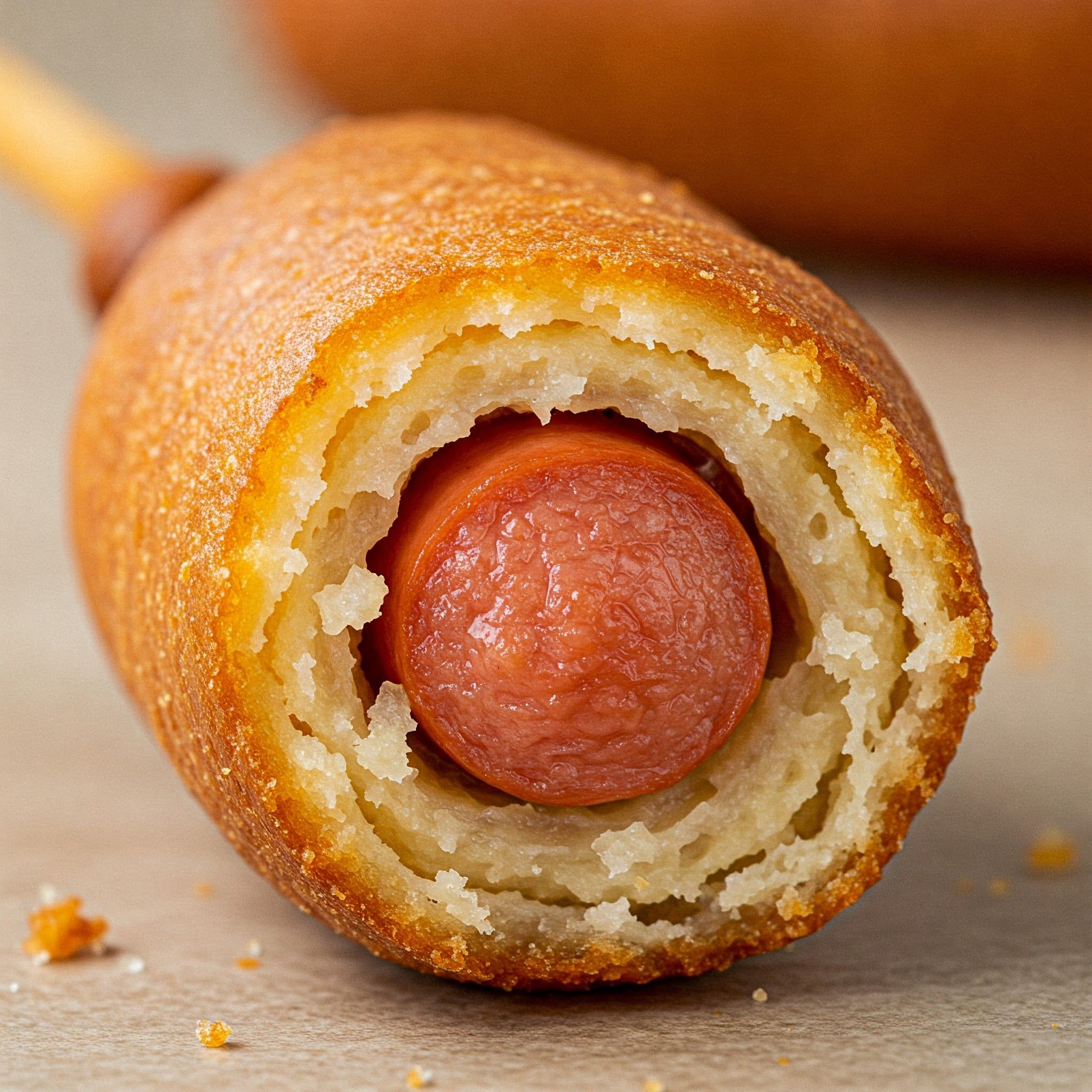 Crispy Corn Dog Stick