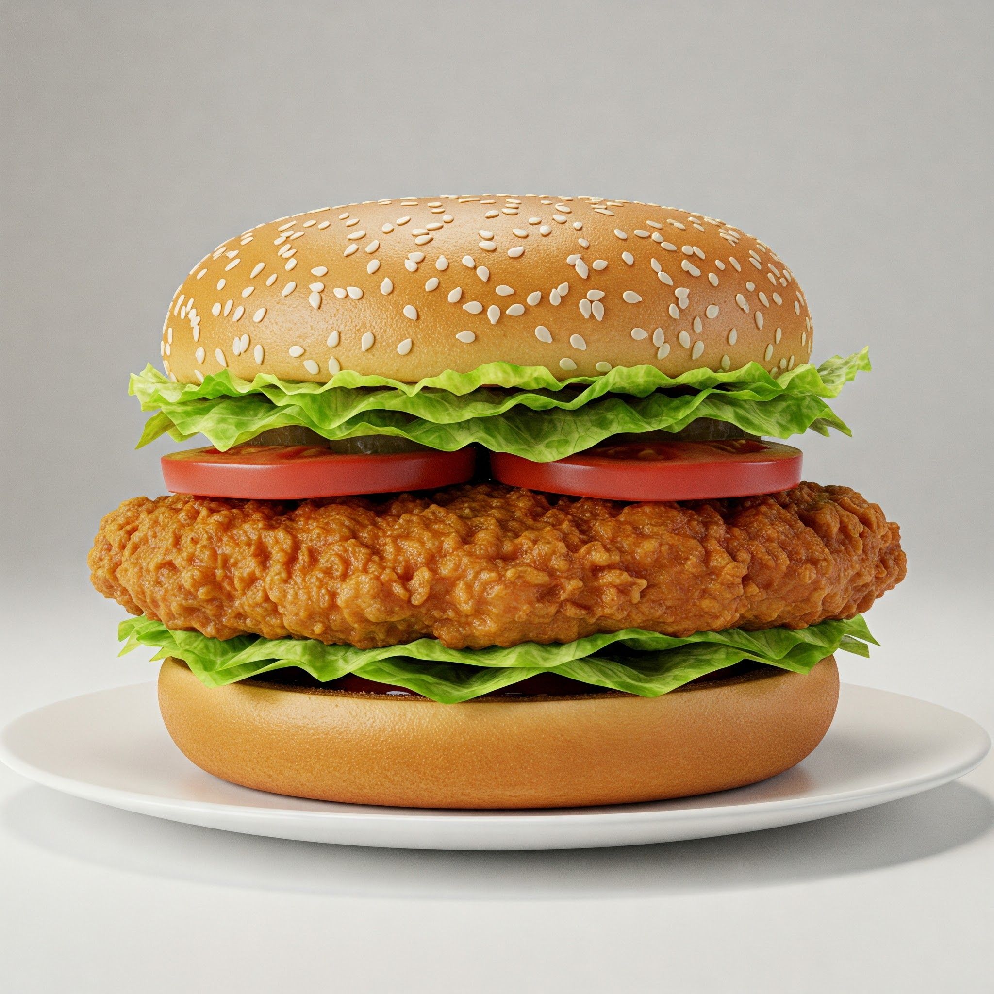 King size chicken burger