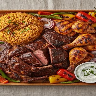 El Karam Tray (El 5 persons) (Tray Corner)