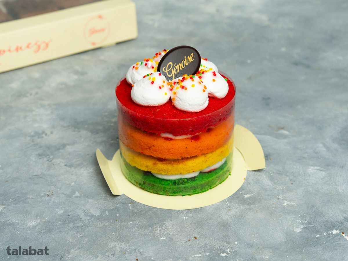 Rainbow Cake Gateau