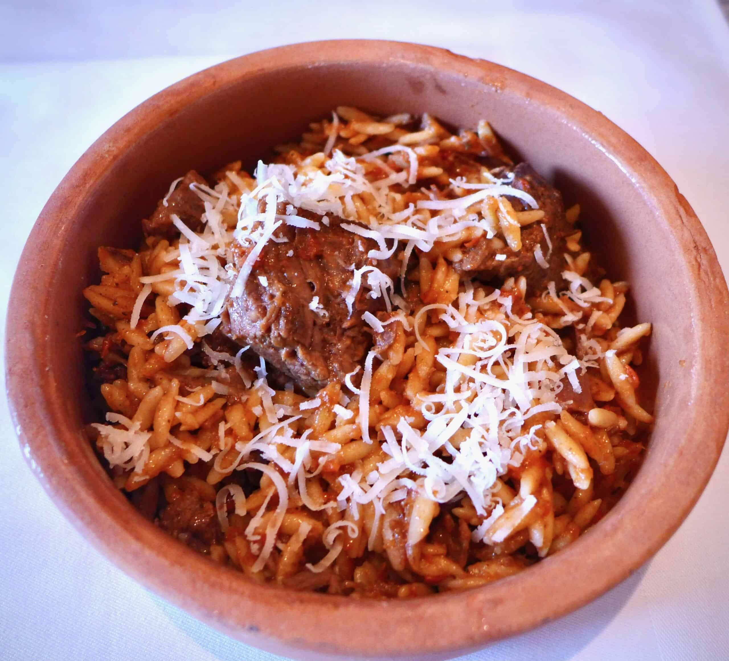 Orzo With Meat Casserole