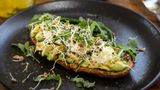 Avocado Goat Cheese Toast