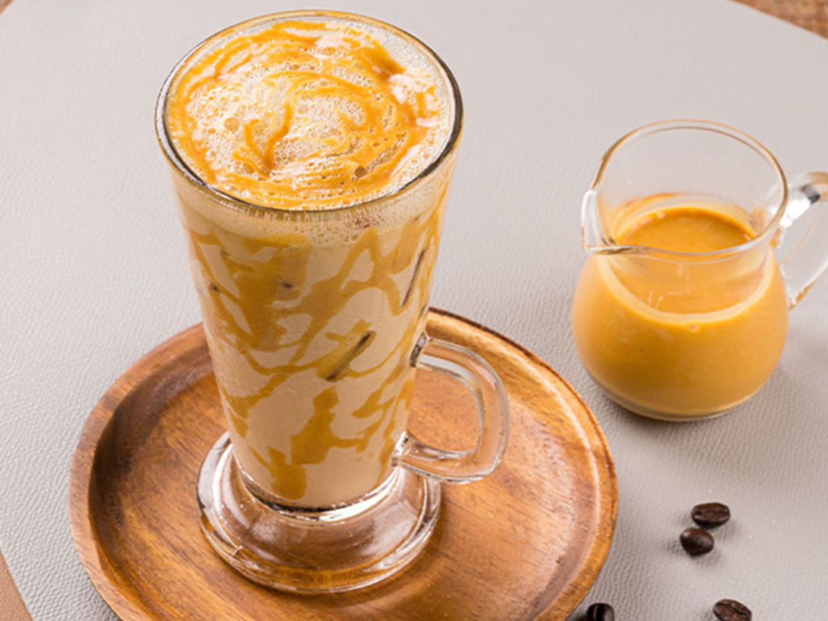 Large Golden Caramel Macchiato