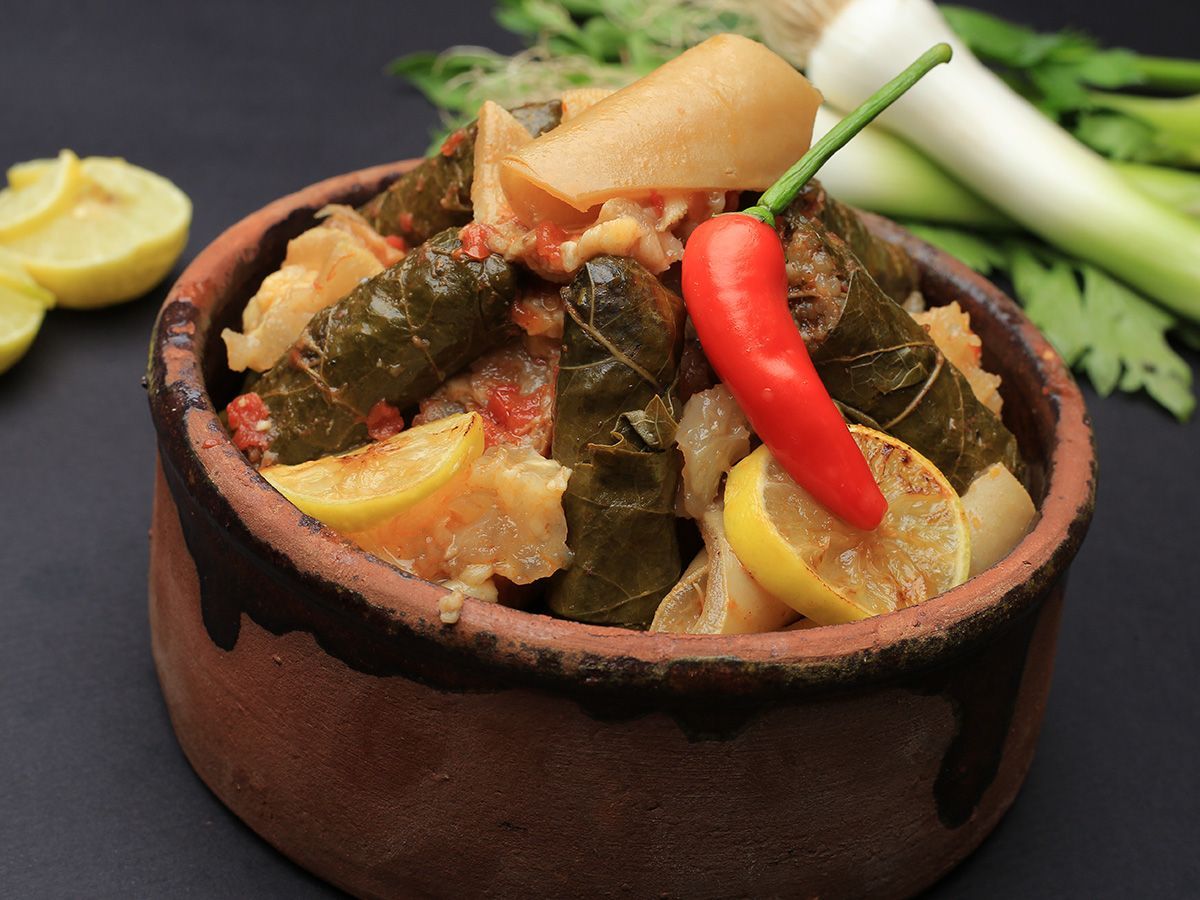 Grape Leaves With Kawarie