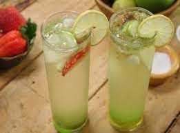 Green apple lemon Soda