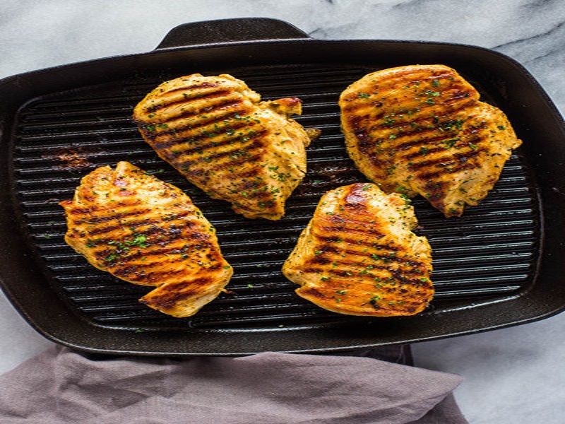 Grilled Chicken Pan