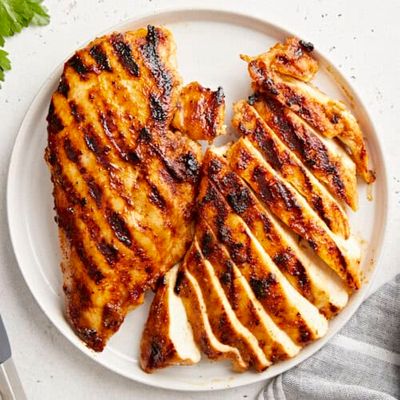 Grilled breast meal