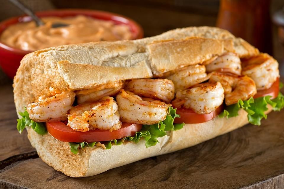Grilled Shrimp Sandwich