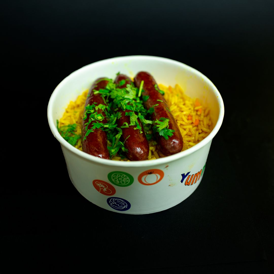 Basmati Rice Meal Grilled Sausage