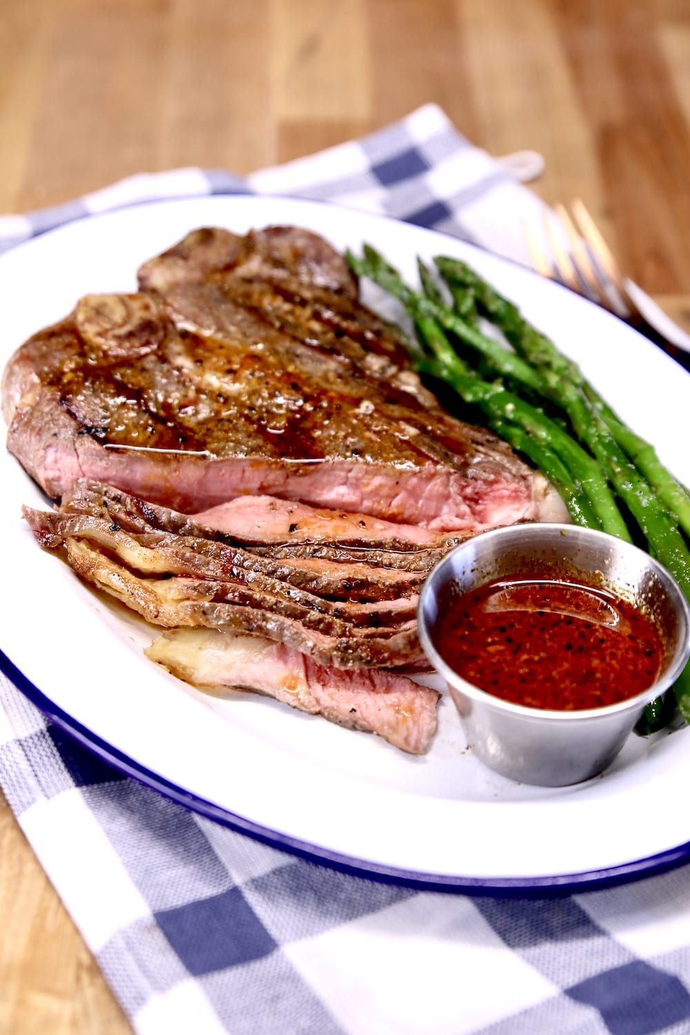 Hickory beef steak meal