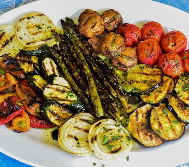 Plain Sauteed Vegetables Plate