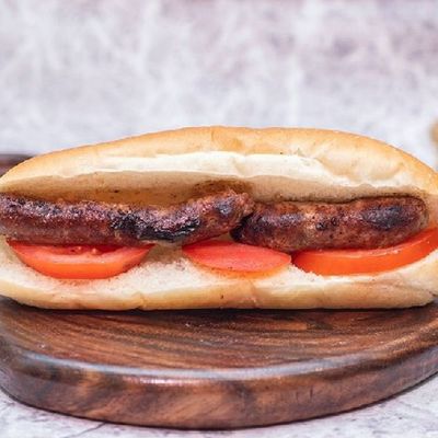 Grilled Alfaham Sausages Sandwich