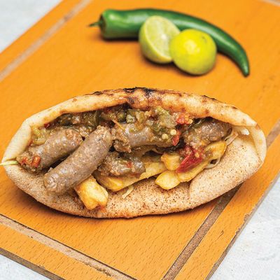 Grilled Baladi sausage Sandwich