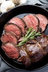 Grilled Fillet Mushroom Sauce Platter