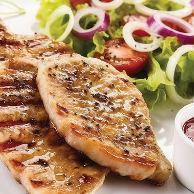 Grilled Breast Meal + Rice + 2 Salads + Bread