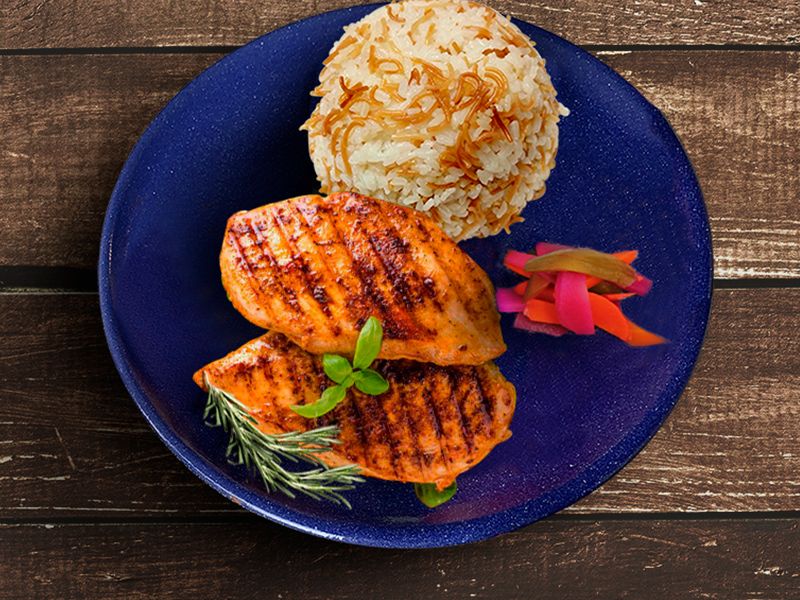 Grilled Chicken Breasts Platter