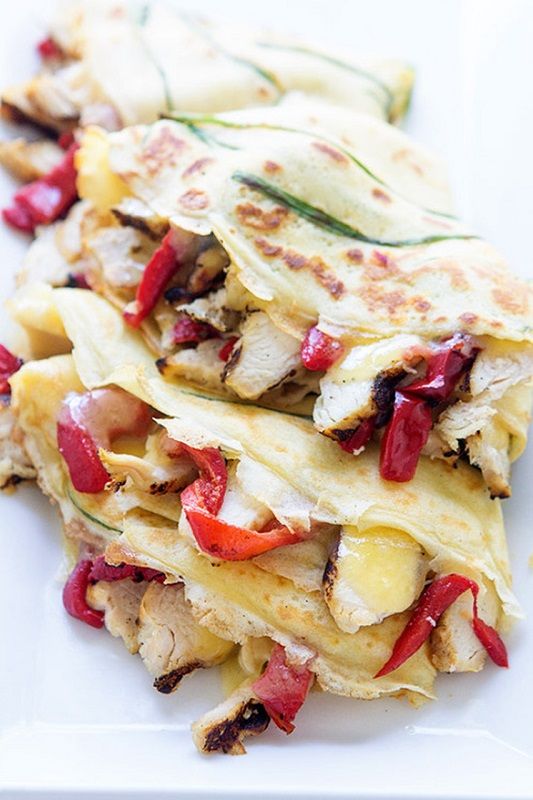 Grilled Chicken Crepe