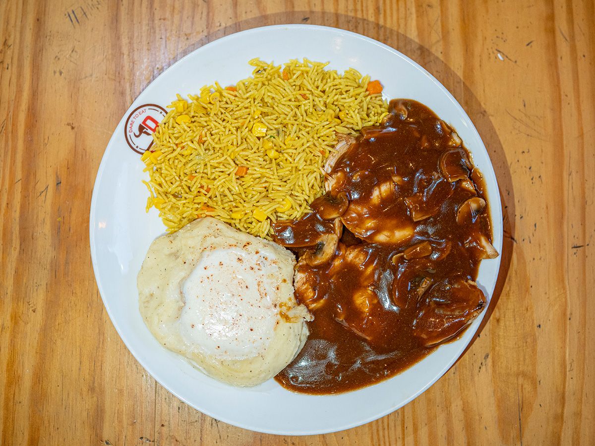Grilled Chicken Mushroom
