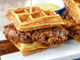 Grilled Chicken Waffles