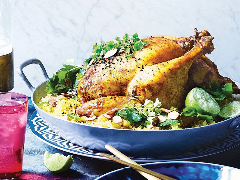 Grilled Chicken With Biryani Rice