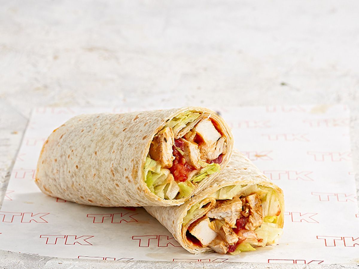 Grilled Chicken Wrap Sandwich