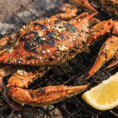 Quarter Grilled Crab