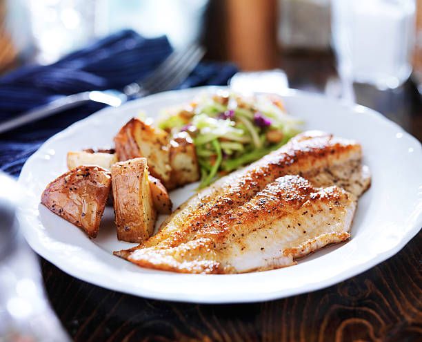 Grilled fillet meal