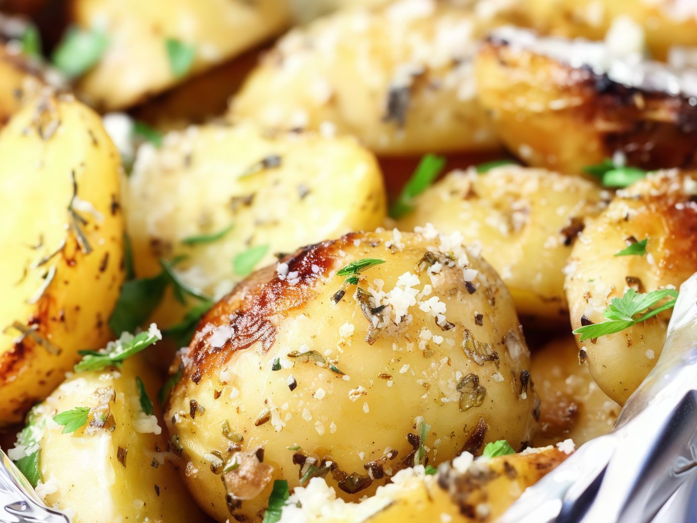 Grilled Herb Potatoes