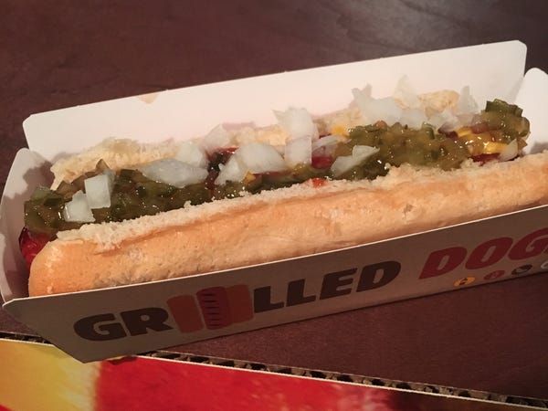 Grilled King Dog Sandwich