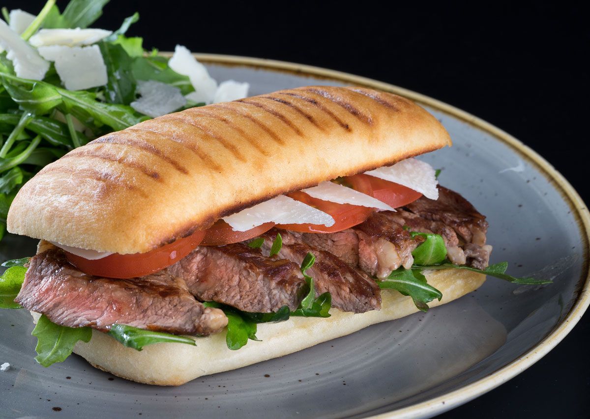 Grilled Meat Fillet Sandwich