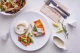 Grilled Salmon Fillet Platter