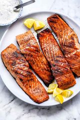 Grilled Salmon Steak