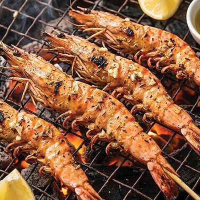Half Medium Grilled Shrimp