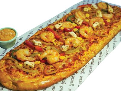 Grilled Shrimp Pizza